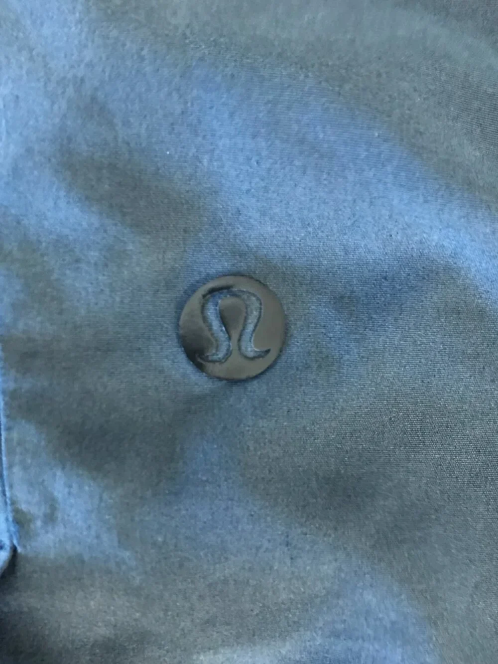 Lululemon Channel Cross Swim Shorts Men M Blue Tie Waist Zip Pocket Beach 19725